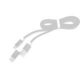 USB Дата-кабель Zetton ZTLSUSB2IN1BW 2 в 1 разъем Apple 8 pin, Micro USB белый