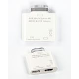 HDMI адаптер для Apple 30 pin, iPad 2,3, коробка