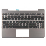 Клавиатура для планшета (трансформера) Asus Transformer Pad Prime TF201 черная с серебристым топкейсом