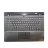 Клавиатура (топ-панель) для ноутбука Lenovo Legion Y740-15ICHg серая с серым топкейсом