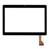 Сенсорное стекло (тачскрин) для планшета Turbopad 1015 (2019) черное