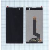Дисплей (экран) в сборе с тачскрином для Sony Xperia XA2 черный