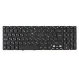 Клавиатура для ноутбука Acer V5-572G черная без рамки, Г-образный Enter