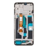 Дисплей (экран) в сборе с тачскрином для Realme 8i, Narzo 50 4G (RMX3151, RMX3286) черный с рамкой (Premium LCD)