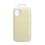 Силиконовый чехол для iPhone 11 Pro Max "Silicon Case" (пыльно-желтый)
