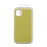 Силиконовый чехол для iPhone 11 Pro Max "Silicon Case" (светло-желтый)