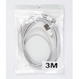 USB Дата-кабель для Apple 8 pin 3 метра, европакет
