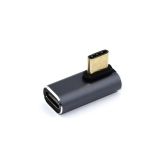 Переходник USB 4 Type C (f)-(m) угловой тип 1