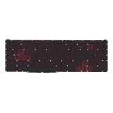 Клавиатура для ноутбука Acer Nitro5 AN515-55 черная с подсветкой (узкий шлейф)