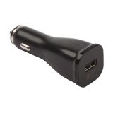 Автомобильная зарядка LP Fast Charge с USB выходом + кабель USB Type-C 9V-1,67A черная, коробка