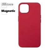 Силиконовый чехол для iPhone 13 "Silicone Case" с поддержкой MagSafe (красный)