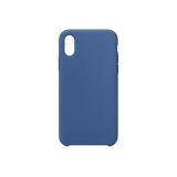 Чехол для iPhone X, XS Silicone Case синий 