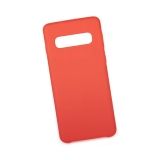 Силиконовый чехол для Samsung Galaxy S10 "Silicone Cover" (красный/коробка)