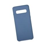 Силиконовый чехол для Samsung Galaxy S10 "Silicone Cover" (синий/коробка)