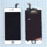 Дисплей (экран) в сборе с тачскрином для iPhone 6 (4.7) белый (AA)