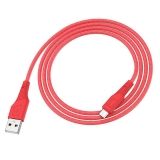 USB кабель HOCO X58 Airy MicroUSB 2.4А силикон 1м (красный)