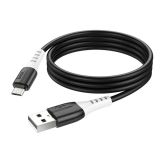 USB кабель HOCO X82 MicroUSB 2.4А силикон 1м (черный)