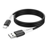 USB кабель HOCO X82 Type-C 3А силикон 1м (черный)