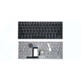 Клавиатура для ноутбука HP EliteBook 2560P, 2570P черная с серой рамкой и трекпойнтом