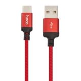 USB кабель Hoco X14 Times Speed Type-C Charging Cable L=1M черно-красный