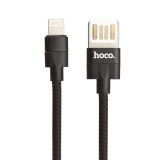 USB кабель Hoco U55 Outstanding Charging Data Cable For Lightning L=1M черный
