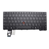 Клавиатура для ноутбука Lenovo ThinkPad T14 P14s L14 gen 5 черная с подсветкой