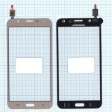 Сенсорное стекло (тачскрин) для Samsung Galaxy J7 SM-J700F золотистое