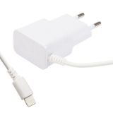 Зарядное устройство для Apple 8 pin 1 А белое европакет LP