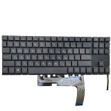 Клавиатура для ноутбука HP Omen 15-en, 15t-en, 15-ek, 15t-ek черная с подсветкой
