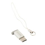 USB переходник REMAX RA-USB1 Micro USB на USB Type-C серебряный