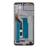 Дисплей (экран) в сборе с тачскрином для Asus ZenFone Max Pro (M2) черный с рамкой