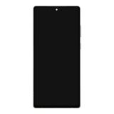 Дисплей (экран) в сборе с тачскрином для Samsung Galaxy Note 20 SM-N981 черный с рамкой CK OLED