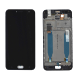 Дисплей (экран) в сборе с тачскрином для Asus ZenFone Live ZB553KL черный с рамкой
