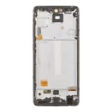 Дисплей (экран) в сборе с тачскрином для Samsung Galaxy A52 , A52s, A52 5G SM-A525 черный с рамкой (Incell)