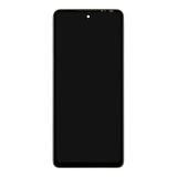 Дисплей (экран) в сборе с тачскрином для Tecno Spark 10 Pro черный с рамкой (Premium LCD)