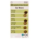 Жиклёры (форсунки) WO532 для газовой плиты Indesit, Ariston, Zanussi, Electrolux (на природный газ)
