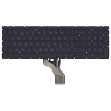 Клавиатура для ноутбука HP Pavilion Gaming 16-a черная без рамки, с подсветкой