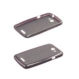Силиконовый чехол для HTC One X TPU Case черный матовый