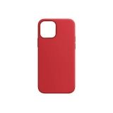 Чехол для iPhone 12, 12 Pro (6.1) Silicone Case красный 