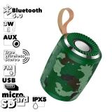 Bluetooth колонка HOCO BS39 Cool Freedom BT5.0 3W AUX, TWS, FM, microSD, USB IPX5 (камуфляжная)