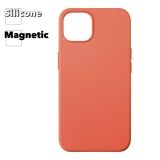 Силиконовый чехол для iPhone 13 "Silicone Case" с поддержкой MagSafe (оранжевый)