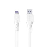USB кабель WK WDC-152 Wargod USB – Lightninig 8-pin 6А PVC 1м (белый)