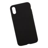 Чехол для iPhone X WK-2018 Liquid Silicone Phone Case силикон (черный)