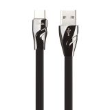 USB кабель Hoco U57 Twisting Charging Data Cable For Type-C L=1,2M черный