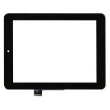 Сенсорное стекло (тачскрин) для Prestigio MultiPad 2 Prime Duo pmp5780d черный с рамкой