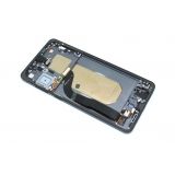 Дисплей (экран) в сборе с тачскрином для Samsung Galaxy S25 Edge (S937B) черный с рамкой Super Amoled