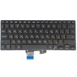 Клавиатура для ноутбука Asus X430, K430FA, K430FN черная без рамки, с подсветкой