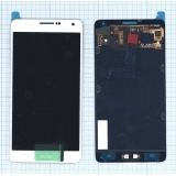 Дисплей (экран) в сборе с тачскрином для Samsung Galaxy A7 SM-A700F белый (OLED)