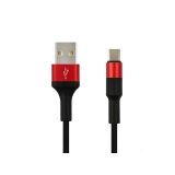 Кабель USB HOCO (X26) Xpress Type-C 1 м (черно-красный)