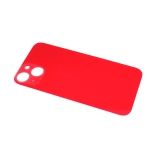 Задняя крышка (стекло) для iPhone 14 красная